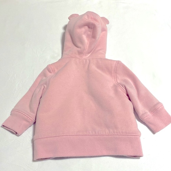 Baby Cozy Gap Logo Sherpa Hoodie | Size: 3-6 Months | Pink Glitter Logo - Picture 4 of 9